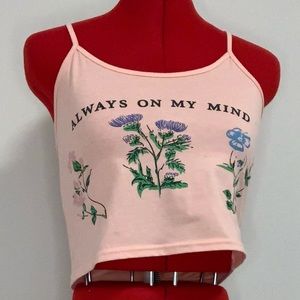 Floral tank top